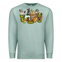 Seafoam pitbull coffee cups Premium Sweatshirt - Zillion Design Studio