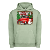 Pigment Oil Green merry christmas Urban Hoodie - JahusDesignShop