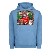 Pigment Pebble Blue merry christmas Urban Hoodie - JahusDesignShop