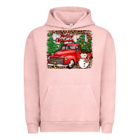 Pigment Salmon merry christmas Urban Hoodie - JahusDesignShop