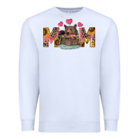 White mom bear with sunflowers Premium Sweatshirt - RanaPortraitStore
