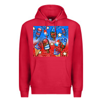 Cardinal american popsicle and stars Premium Hoodie - AdoDesignShop