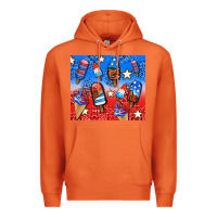 Carrot american popsicle and stars Premium Hoodie - AdoDesignShop