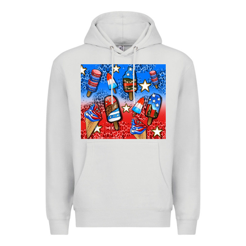 American Popsicle And Stars Premium Hoodie by AdoDesignShop | Teevron