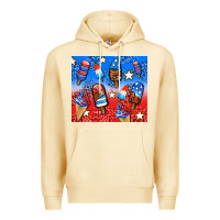 Pina Colada american popsicle and stars Premium Hoodie - AdoDesignShop