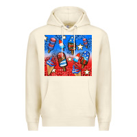 Sandshell american popsicle and stars Premium Hoodie - AdoDesignShop