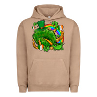 Pigment Burro st patricks lips with horseshoe rainbow and shamrocks Urban Hoodie - AdoDesignShop