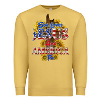 She Loves Jesus Premium Sweatshirt | Teevron