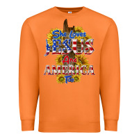 Carrot she loves jesus Premium Sweatshirt - texasbilliewilder