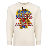Sandshell she loves jesus Premium Sweatshirt - texasbilliewilder