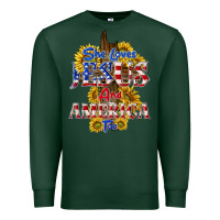 Sports Green she loves jesus Premium Sweatshirt - texasbilliewilder