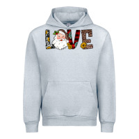 Heather Grey love santa Urban Hoodie - JahusDesignShop