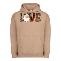 Pigment Burro love santa Urban Hoodie - JahusDesignShop
