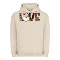 Pigment French Oak love santa Urban Hoodie - JahusDesignShop