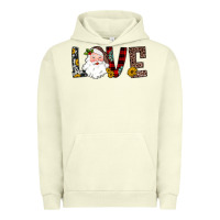 Pigment Pistachio love santa Urban Hoodie - JahusDesignShop