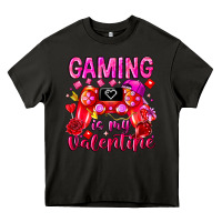 Asphalt Gaming is My Valentine Heavy Core Tee - CowhideDigitalArt