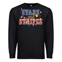 Black stars and striper billie wilder Premium Sweatshirt - texasbilliewilder