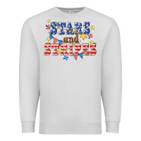 Dove Grey stars and striper billie wilder Premium Sweatshirt - texasbilliewilder