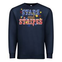 Navy stars and striper billie wilder Premium Sweatshirt - texasbilliewilder