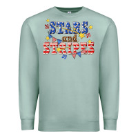 Seafoam stars and striper billie wilder Premium Sweatshirt - texasbilliewilder