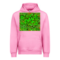 Fuchsia Pink shamrock bomb Urban Hoodie - AdoDesignShop