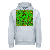 Heather Grey shamrock bomb Urban Hoodie - AdoDesignShop