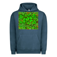 Pigment Midnight Navy shamrock bomb Urban Hoodie - AdoDesignShop