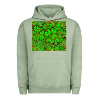 Pigment Oil Green shamrock bomb Urban Hoodie - AdoDesignShop