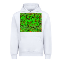 White shamrock bomb Urban Hoodie - AdoDesignShop