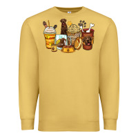 Antique Gold labrador retriever coffee cups Premium Sweatshirt - Zillion Design Studio