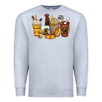 Heather Grey labrador retriever coffee cups Premium Sweatshirt - Zillion Design Studio