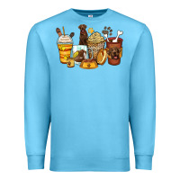 Ocean Blue labrador retriever coffee cups Premium Sweatshirt - Zillion Design Studio