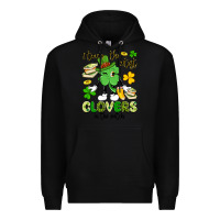 Black i teach the cutest clovers in the patch Premium Hoodie - Artiststas