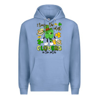 Colony Blue i teach the cutest clovers in the patch Premium Hoodie - Artiststas