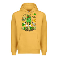 Mustard i teach the cutest clovers in the patch Premium Hoodie - Artiststas