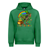 Emerald luckysaurus and st patricks Urban Hoodie - AdoDesignShop