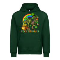 Forest Green luckysaurus and st patricks Urban Hoodie - AdoDesignShop