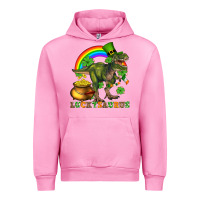 Fuchsia Pink luckysaurus and st patricks Urban Hoodie - AdoDesignShop