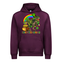 Mauve Wine luckysaurus and st patricks Urban Hoodie - AdoDesignShop