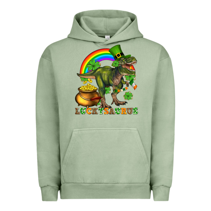 Luckysaurus And St Patricks Urban Hoodie by AdoDesignShop | Teevron