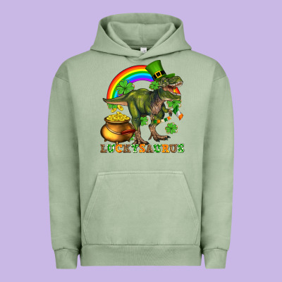 Luckysaurus And St Patricks Urban Hoodie Designed By Adodesignshop