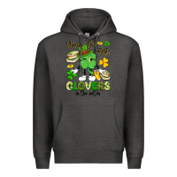 Charcoal Heather i teach the cutest clovers in the patch Premium Hoodie - Artiststas