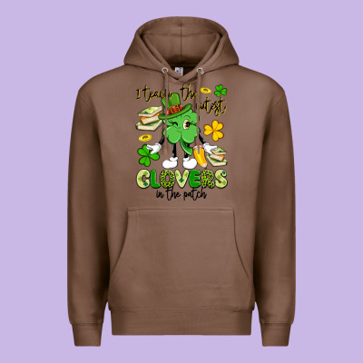 I Teach The Cutest Clovers In The Patch Premium Hoodie Designed By Artiststas