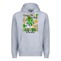 Heather Grey i teach the cutest clovers in the patch Premium Hoodie - Artiststas