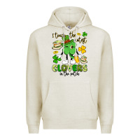 Oatmeal Heather i teach the cutest clovers in the patch Premium Hoodie - Artiststas
