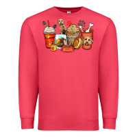 Cardinal labradoodle coffee cups Premium Sweatshirt - Zillion Design Studio
