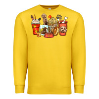 Lemon labradoodle coffee cups Premium Sweatshirt - Zillion Design Studio