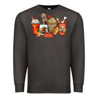 Smoke labradoodle coffee cups Premium Sweatshirt - Zillion Design Studio