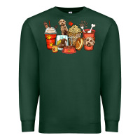 Sports Green labradoodle coffee cups Premium Sweatshirt - Zillion Design Studio