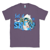 Lavender let it snow christmas Classic Tee - FaDigitalArtStudio